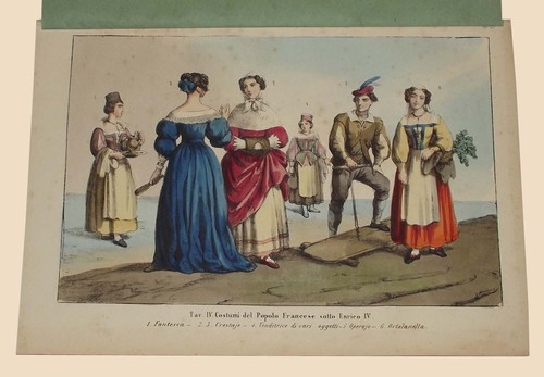 Francia costumi del popolo - francia,