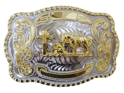 Cavallo cowboy preghiera croce