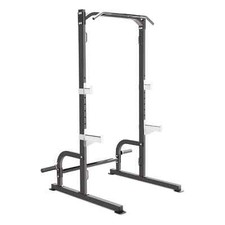 Marcy Mezza Gabbia Squat Rack con Sicurezza e Catture Barra