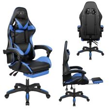Sedia da Gaming Reclinabile, Poltrona Ufficio girevole, con rotelle ergonomica