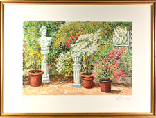 Serigrafia a colori "giardino"