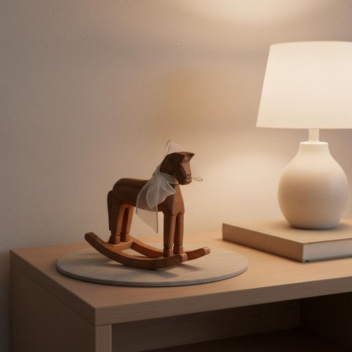 Cavallo dondolo decorativo - a,