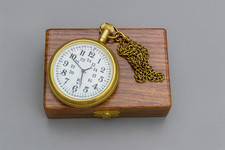 Vintage Brass Pocket Watch