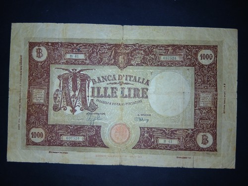 1000 lire barbetti i - 1000,