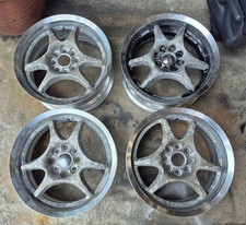Cerchi JDM 15" Work Pietra Racing 3 razze per honda civic crx ef8 eg6 dc2 EF9...