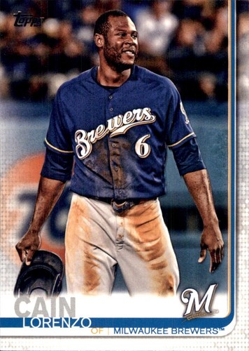 Topps 330 2019 lorenzo cain - 2019,