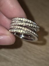 Anello a spirale placcato