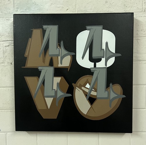 Quadro graffiti amore - graffiti,