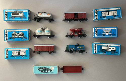 Märklin vintage lot cars - märklin, ho
