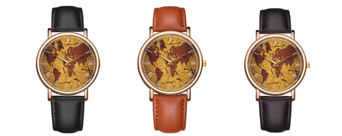Orologio donna mappa mondo - donna,