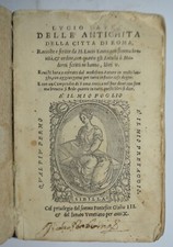 ANTICHITA’ DI ROMA -ediz. 1553 – Fauno – scompleto