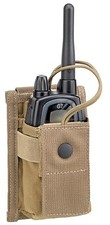 PORTA RADIO SOFTAIR AIRSOFT MOLLE SMALL POUCH COYOTE - DEFCON 5 RP01 PORTARADIO