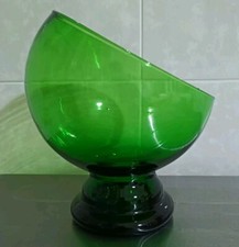 Vaso verde vetro murano - vaso,