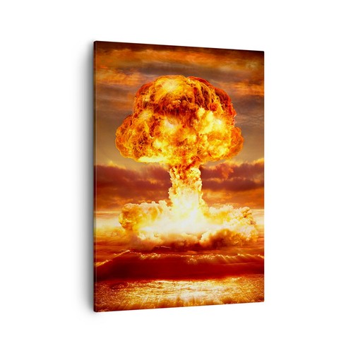 Quadro tela 50x70cm guerra - quadro, su