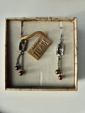 ALVIERO MARTINI  PRIMA  CLASSE   ORECCHINI  DONNA CON SWAROVSKI NUOVI