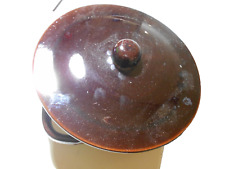 Casseruola in coccio diametro 20 cm, altezza 8 cm, usata pochissimo