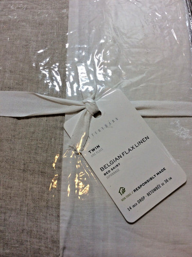 Gonna letto matrimoniale lino