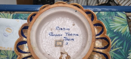 Centrotavola firmato robbia - centrotavola,