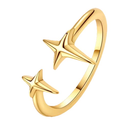 Gold star anello - anello, regolabile