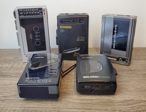 Lot cassette players - lot, 5