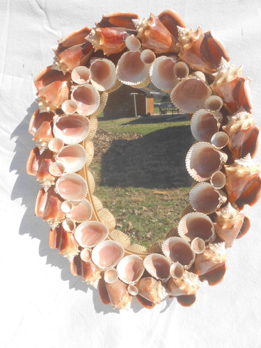 Specchio vintage conchiglia - , di