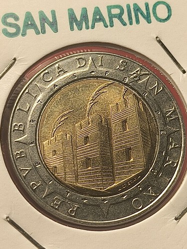 500 lire repubblica san - repubblica, di
