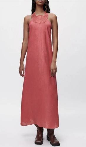 Abito zara lino - zara, frange