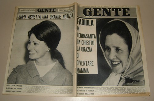 Gente 1964 sophia - gente, 1964/9=sophia