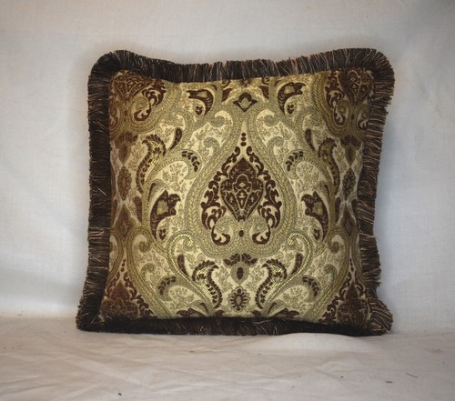 Cuscino decorativo damascato - cuscino,
