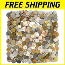 Collezione Heavier 2 libbre di monete estere non circolate - perfette per investitori