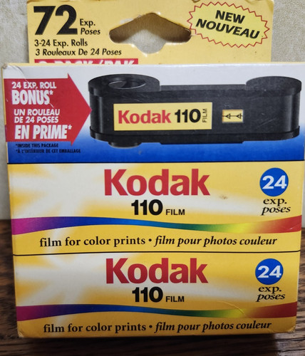 Tre rotoli kodak 110 - rotoli,