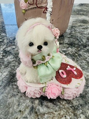 Cane maltese fatto - , mano