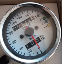 Tachimetro km/h da 60 mm Cromato   km/H  Honda yamaha ducati kawasaki 