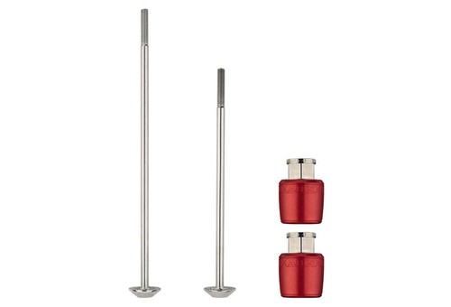 Abus nutfix rosso - rosso, assi