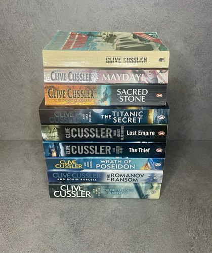 Clive cussler book bundle - cussler, 9