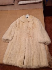 Pelliccia vera volpe bianca +