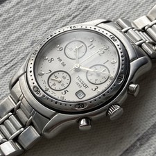 Orologio Tissot Uomo Vintage Swiss Made Cronografo Vetro Zaffiro Cassa 38mm