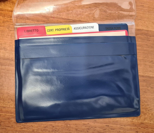 Porta libretto documenti auto - libretto,