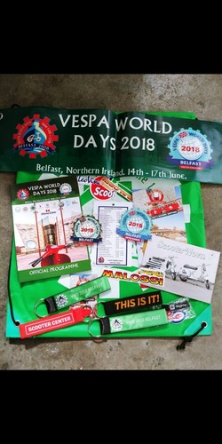 Vespa world days belfast - days, kit