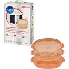 Vaporiera ovale universale per cottura vapore nel forno a microonde Wpro STM250