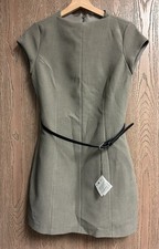 Abito donna corto con cintura