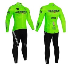 Tuta da Ciclismo GIRO D'ITALIA Completo Lungo Set Da Ciclista Bici MTB