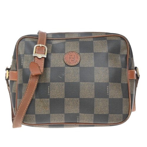 Borsa tracolla fendi logo - a,