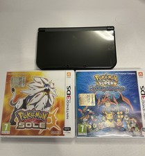 NINTENDO NEW 3DS XL NERO METALLICO + Pokemon Sole-Pokemon Super Mystery Dungeon