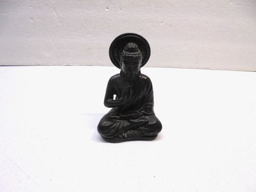Black buddha figurine statue - buddha,