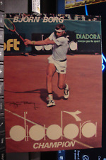 cartolina foto Bjorn Borg pubblicità Diadora