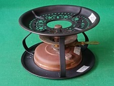 VECCHIO E RARO FORNELLO FORNELLINO VINTAGE DA CAMPO OTTONE RAME E FERRO. CS28