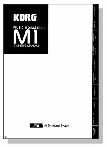 Manuale uso korg m - manuale, m-1