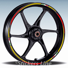 Adesivi ruote moto strisce cerchi per Triumph DAYTONA mod Racing3 stickers wheel