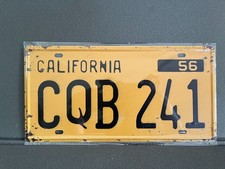 Targa metallica auto americana